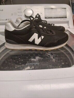 New Balance Black & White Men's Classic Runner Sneakers